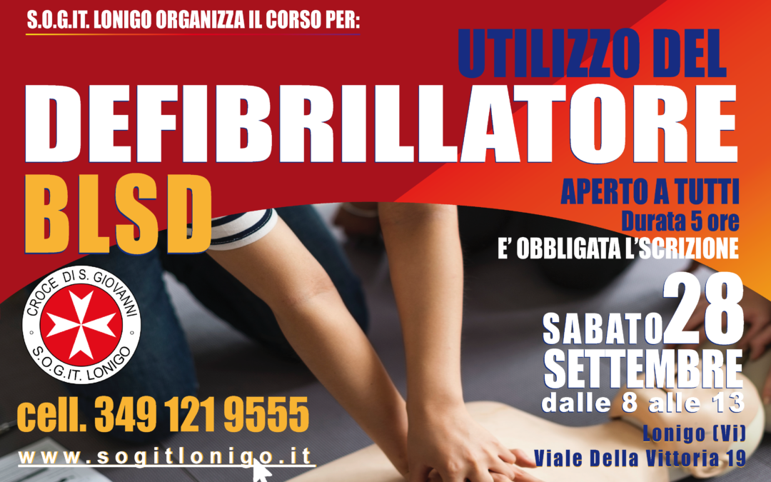 Corso BLSD 28 settembre 2019, Lonigo