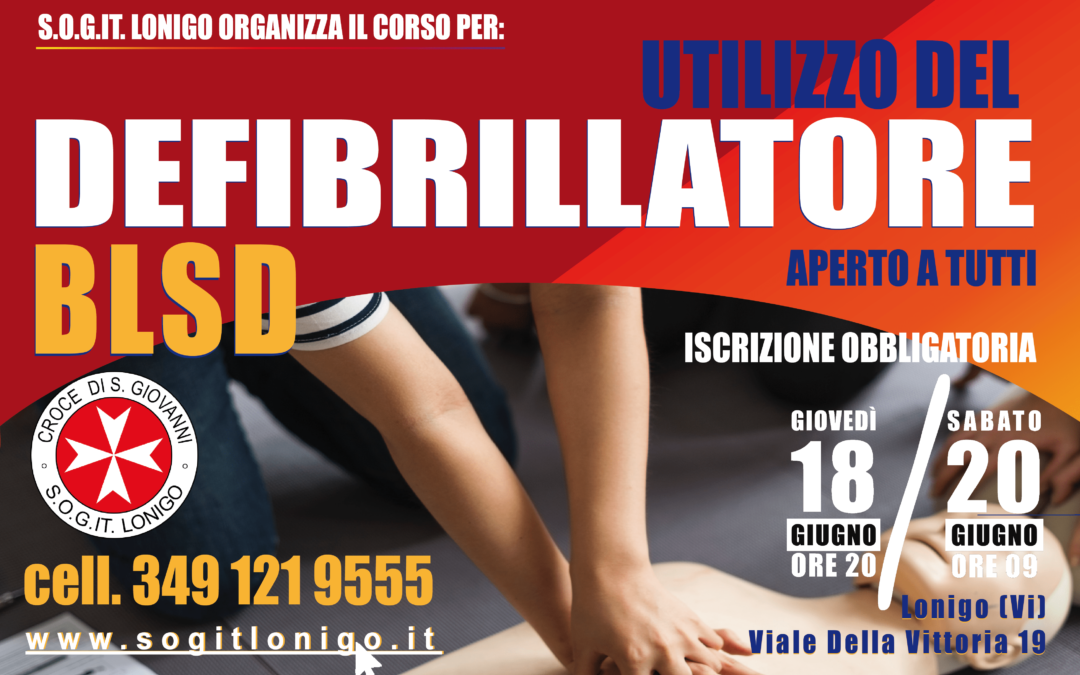 Corso BLSD 18 e 20 Giugno 2020