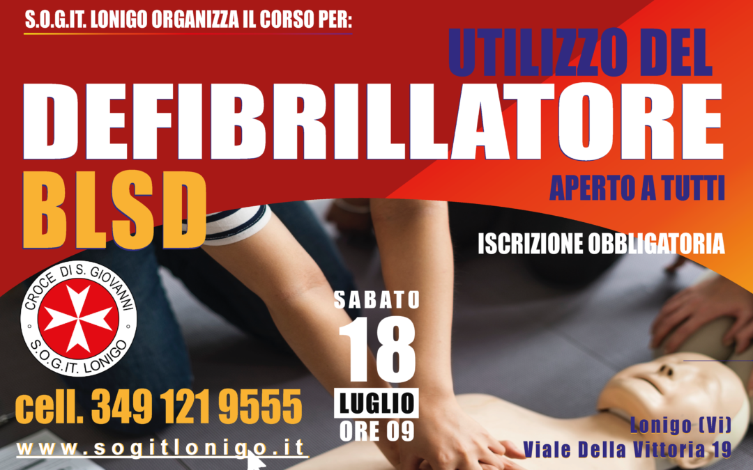 Corso BLSD 18 Luglio 2020