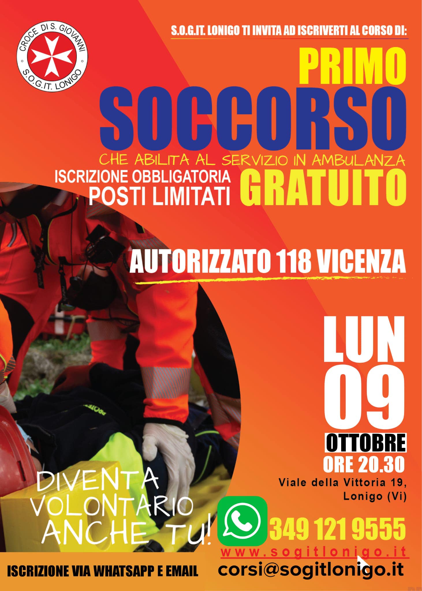 9_ottobre Locandina corso soccorritore maggio 2023
