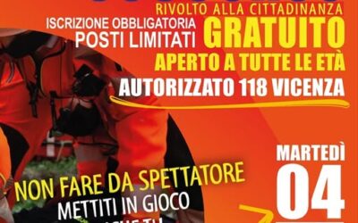 4 Marzo 2025 – corso di primo soccorso per diventare volontario!